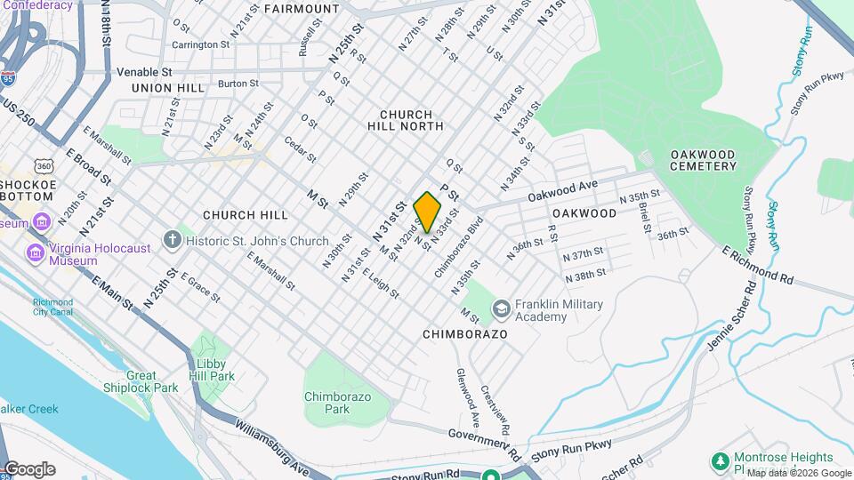 3214 N St Map and Location Details