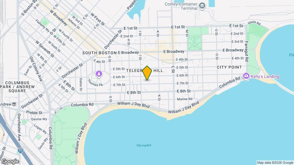 536 E 7th St Map and Location Details