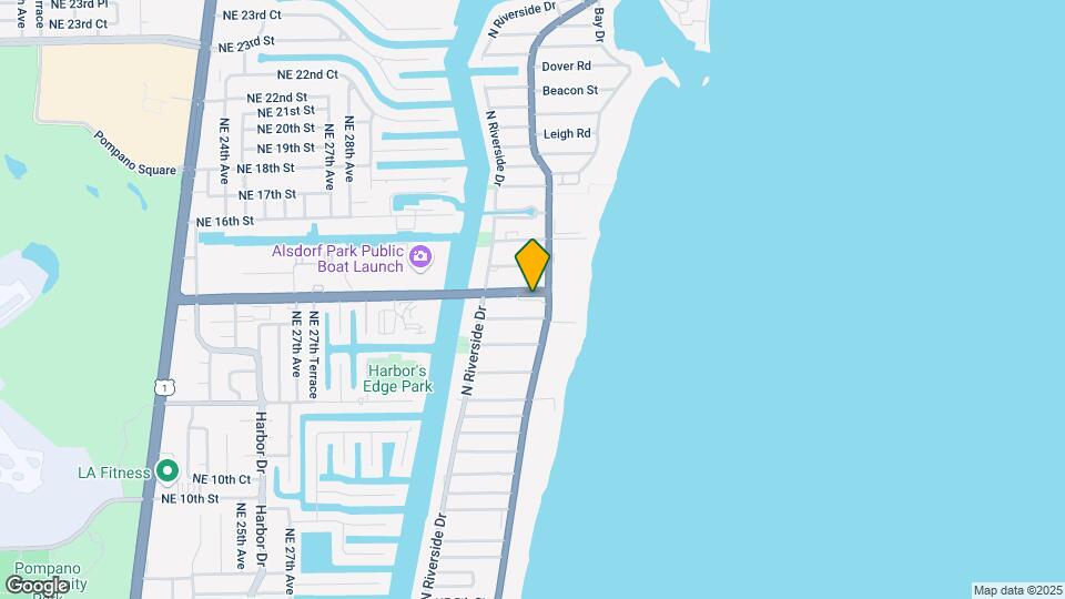 1371 N Ocean Blvd Map and Location Details