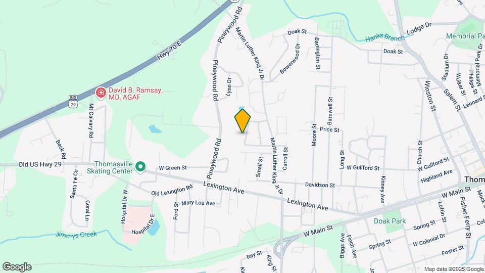 805 Douglas Dr-Unit -A Map and Location Details