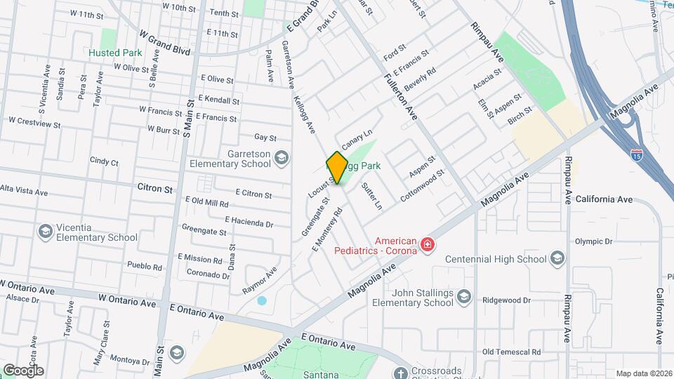 1662 Kellogg Ave, Unit Guesthouse ADU Mapa y Detalles de la Ubicación