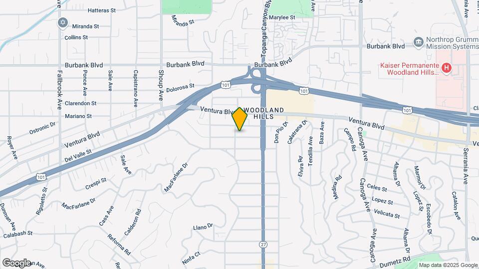 22055 Del Valle St Map and Location Details