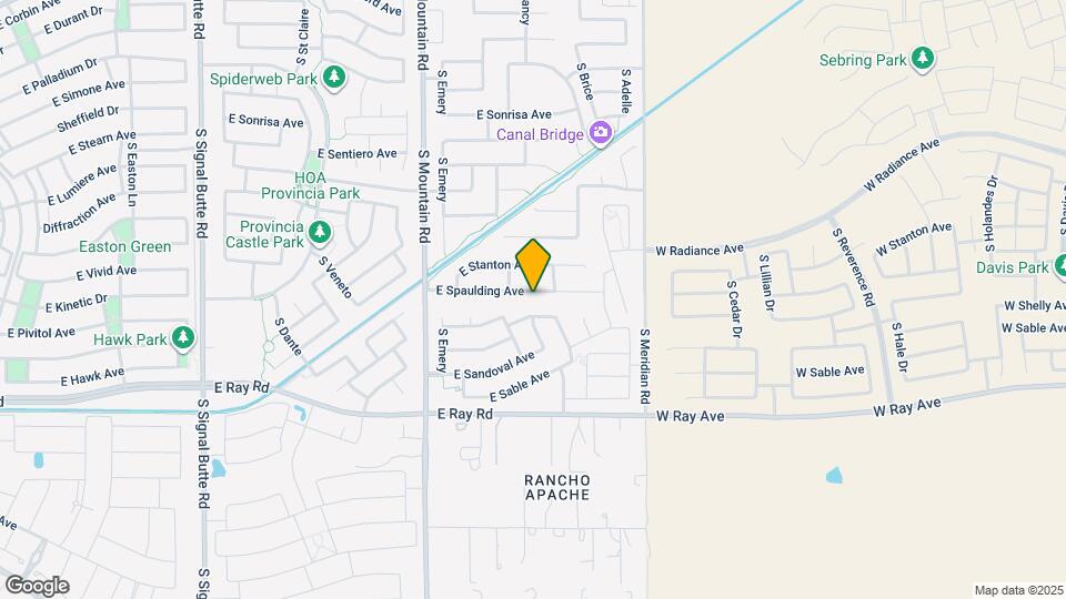 11361 E Spaulding Ave Map and Location Details