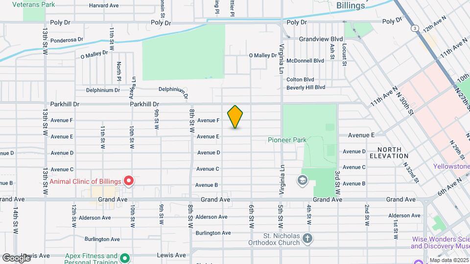 625 Avenue E Map and Location Details