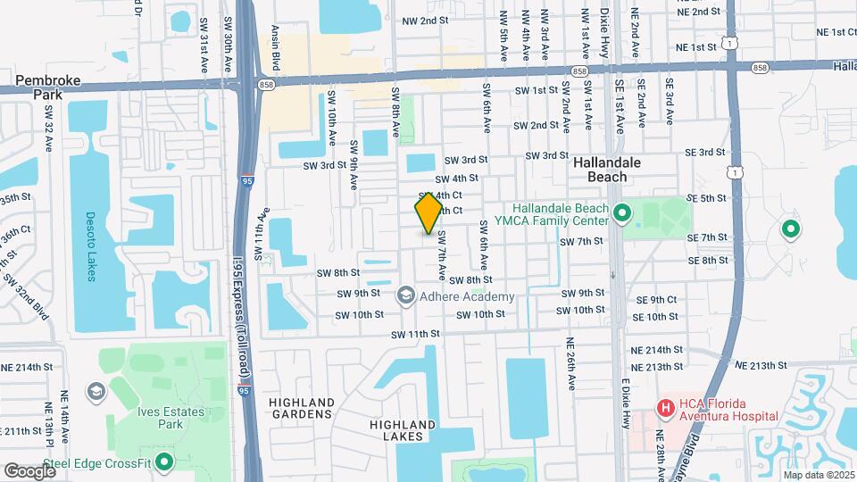 720 SW 7th St Map and Location Details