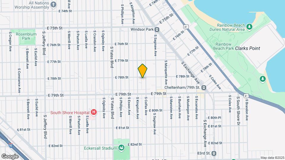 7800-10 S Colfax Ave LLC Map and Location Details