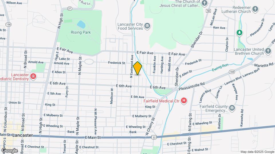 635 Oakwood Ave Map and Location Details