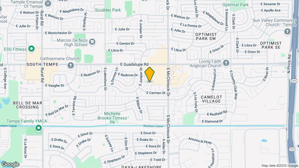 1621 E Vaughn St Map and Location Details