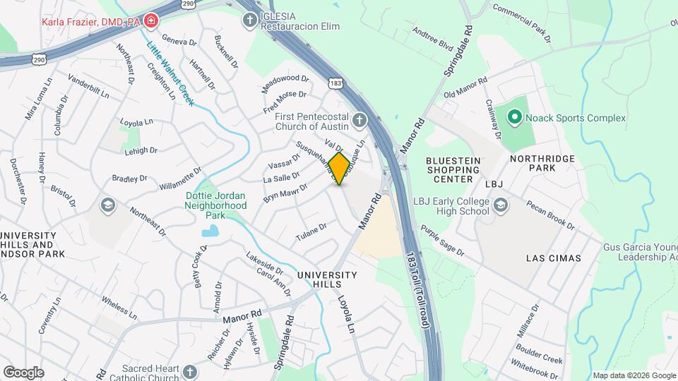 3205 Susquehanna Ln Mapa y Detalles de la Ubicación