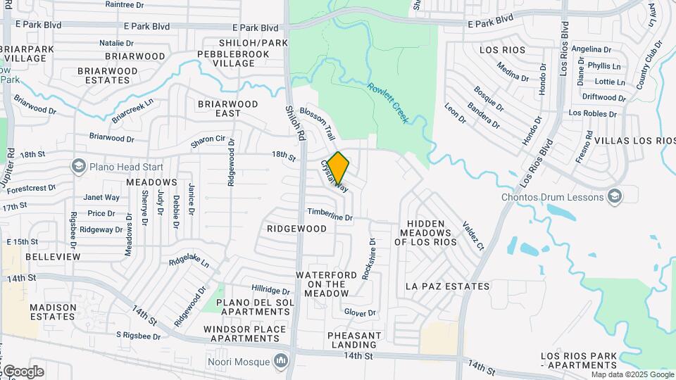 1741 Crystal Way Map and Location Details