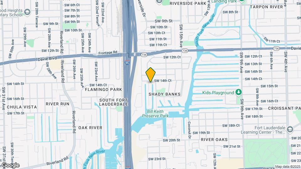 1454 SW 18th Terrace Map and Location Details