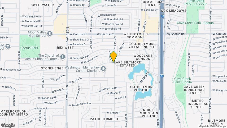 3101 W Cortez St Map and Location Details