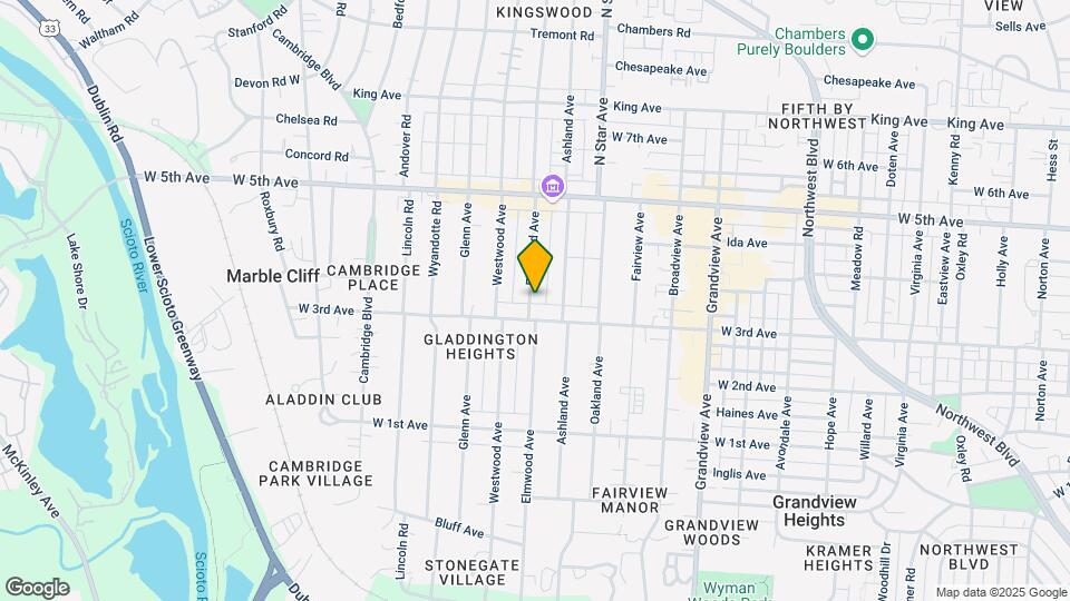 1424 Elmwood Ave Mapa y Detalles de la Ubicación