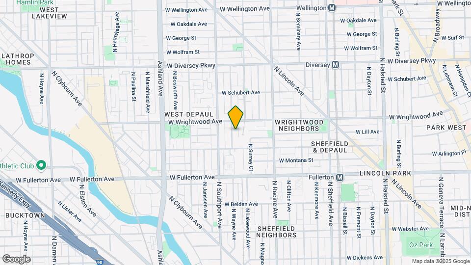 2537 N Wayne Ave Mapa y Detalles de la Ubicación