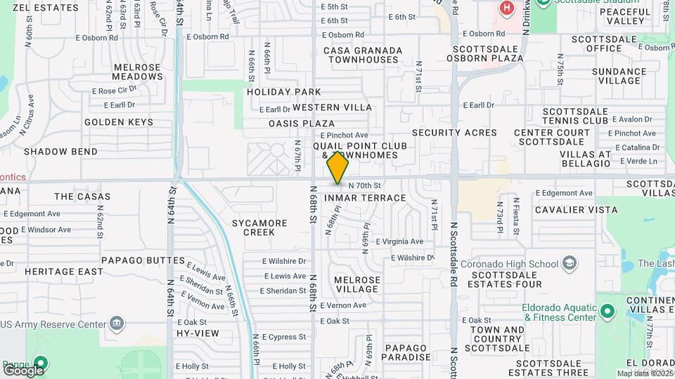 6830 E Edgemont Ave Map and Location Details