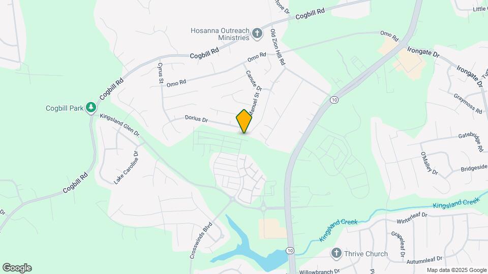 6018 Jackline Run Map and Location Details