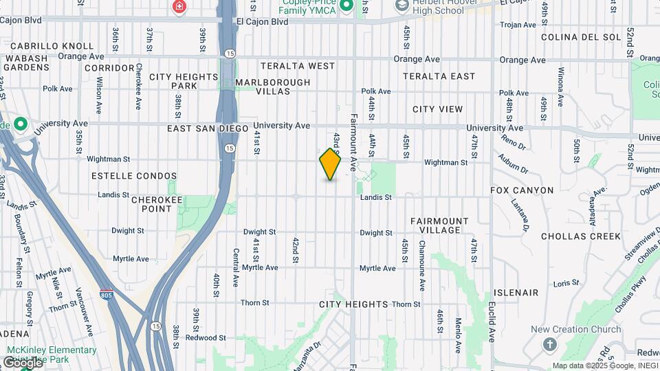 3730 43rd St Map and Location Details