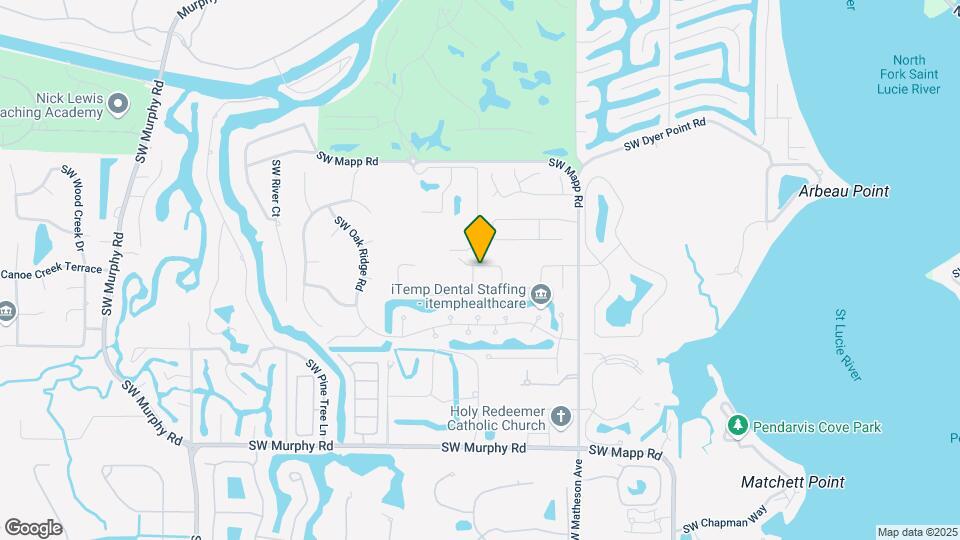 955 SW Sand Oak Dr Mapa y Detalles de la Ubicación