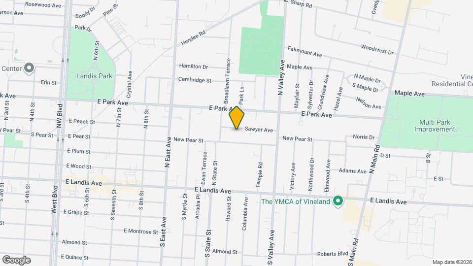 815 Sawyer Ave Map and Location Details