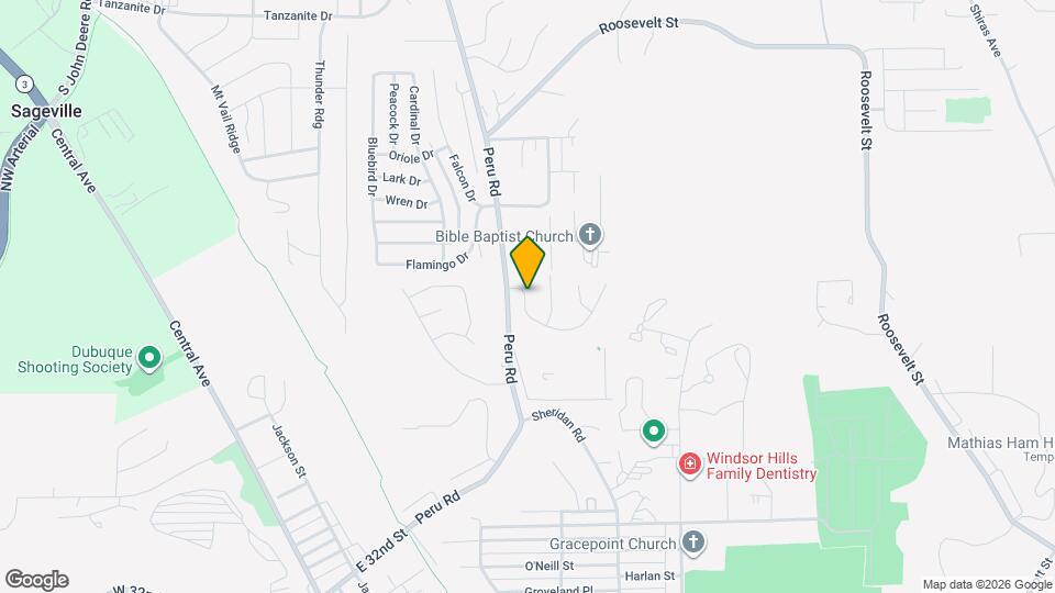 827 Hawkeye Dr Map and Location Details