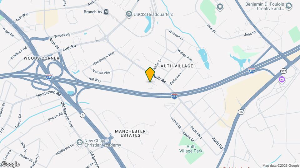 5129 Clacton Ave Map and Location Details