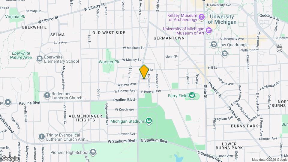 117 E Davis Ave Map and Location Details