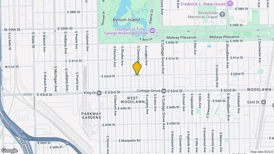 6200 S Champlain Ave Map and Location Details