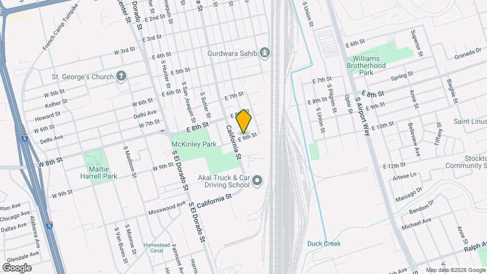 533 E 9th St Map and Location Details