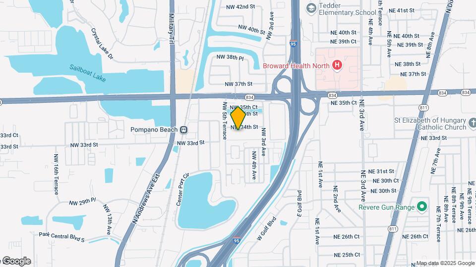 Pompano Palms Apartments Map and Location Details