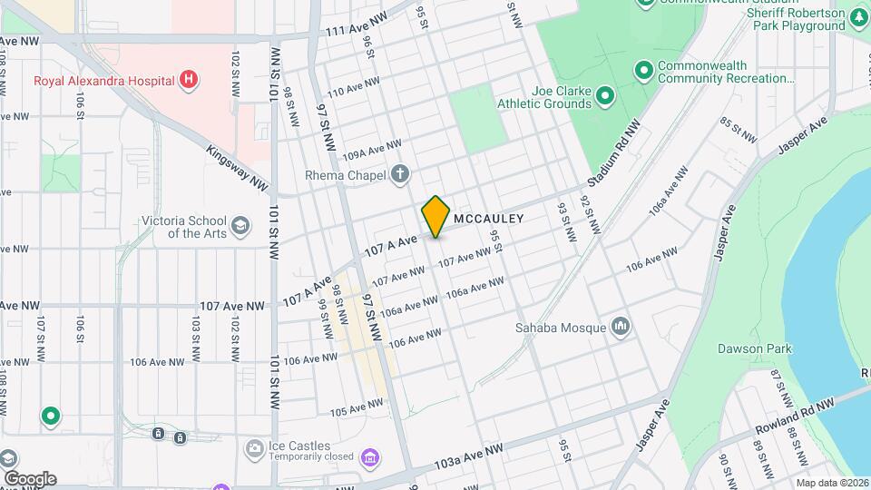 10725-10796 96 St Map and Location Details