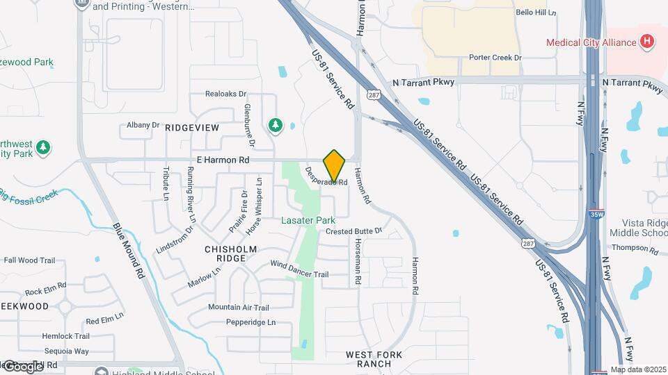 1720 Desperado Rd Map and Location Details