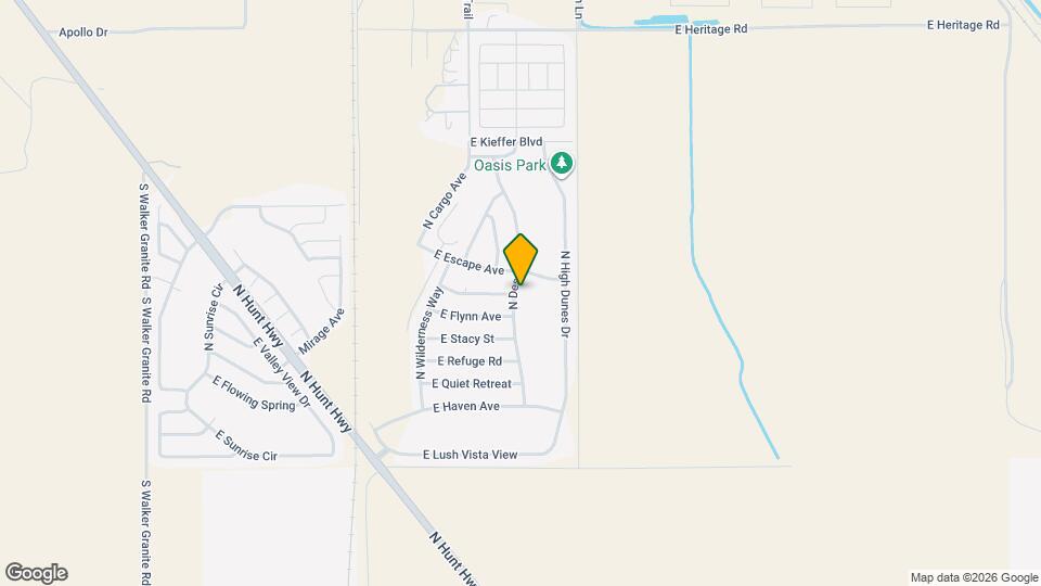 23763 N Desert Dr Map and Location Details