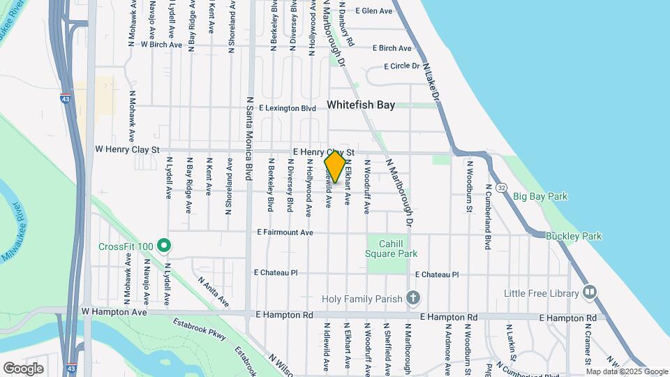 5100 N Idlewild Ave Map and Location Details