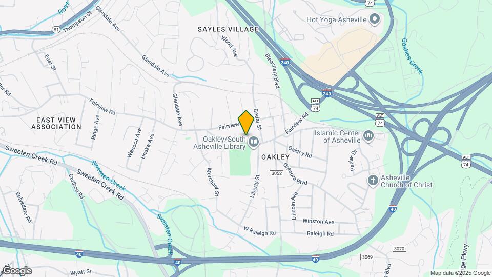 732 Fairview Rd Map and Location Details