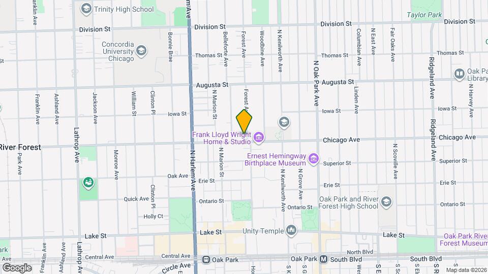 511 Forest Ave Map and Location Details