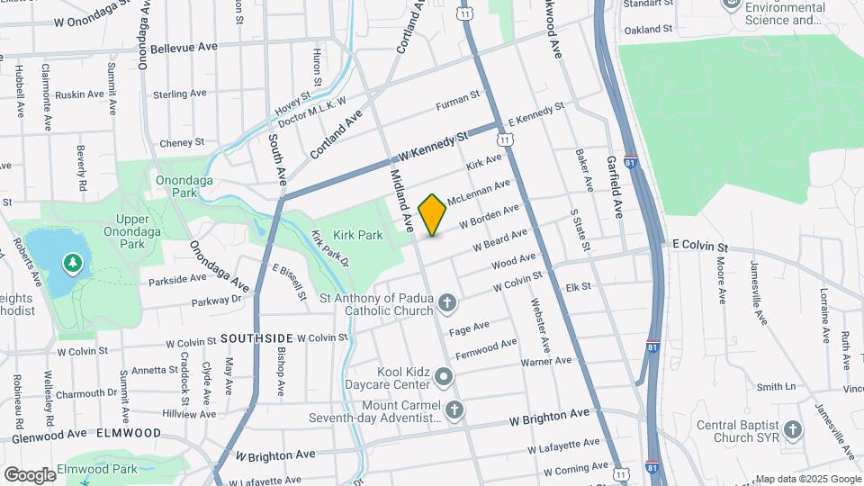 269 W Borden Ave Map and Location Details