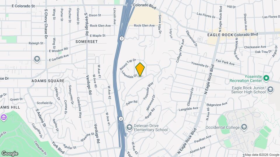 4513 Wawona St Map and Location Details