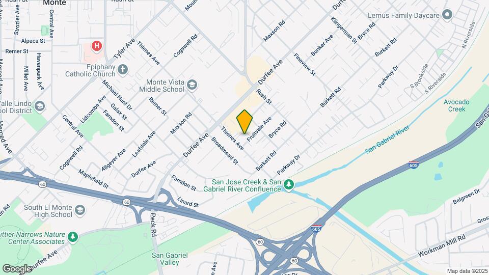 1823 Fruitvale Ave Mapa y Detalles de la Ubicación