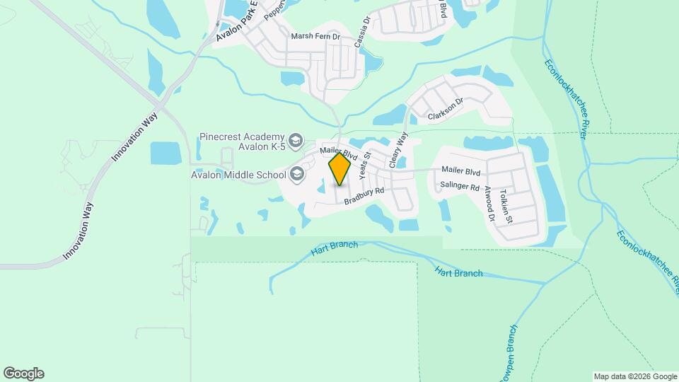 14239 Lake Live Oak Dr Mapa y Detalles de la Ubicación