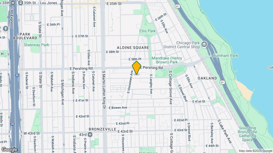 558 E Oakwood Blvd Map and Location Details
