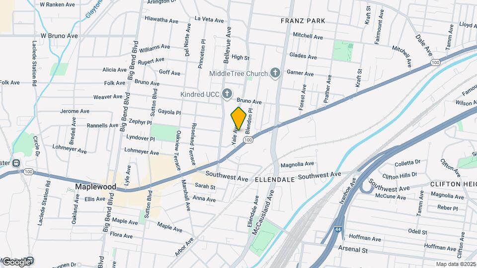 2262 Yale Ave Map and Location Details