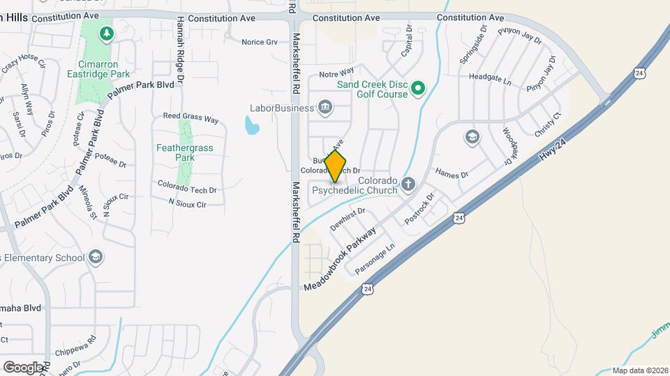 1702 Silver Meadow Cir Map and Location Details