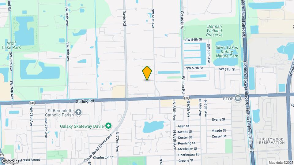 6160 SW 58th Ct Map and Location Details