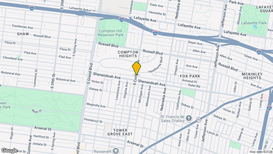 2258 S Compton Ave, Unit 2258 S. Compton Mapa y Detalles de la Ubicación