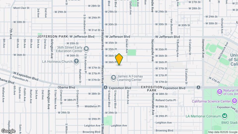 1597 W 37th St, Unit 01 Map and Location Details