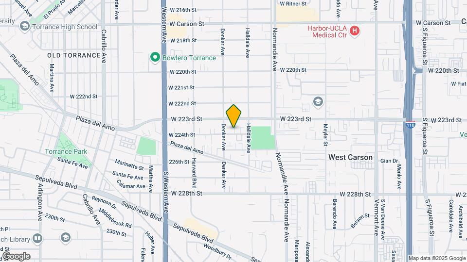 1437 W 224th St Map and Location Details