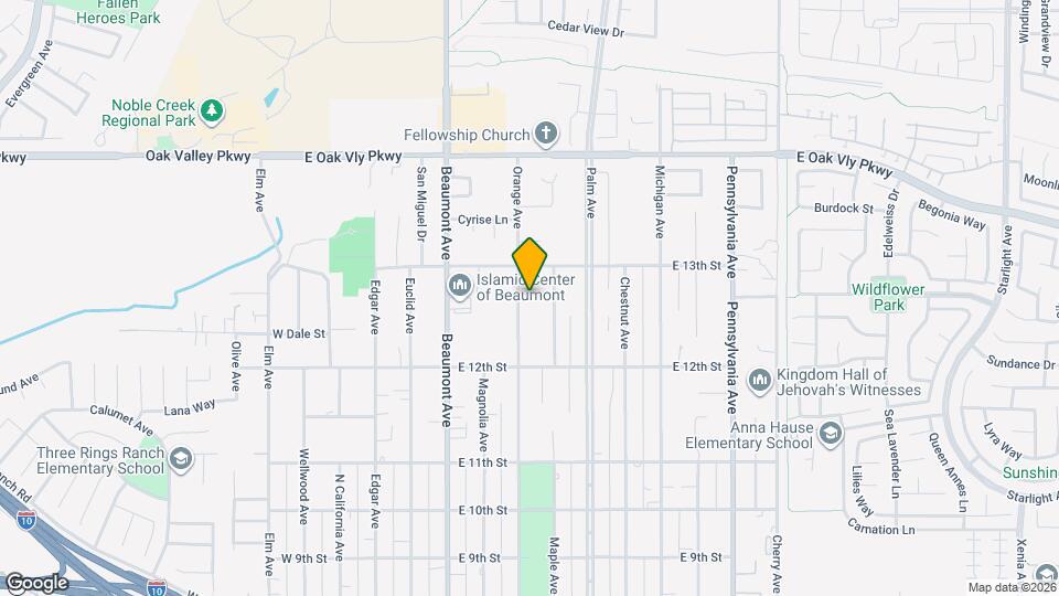 1268 Orange Ave Mapa y Detalles de la Ubicación