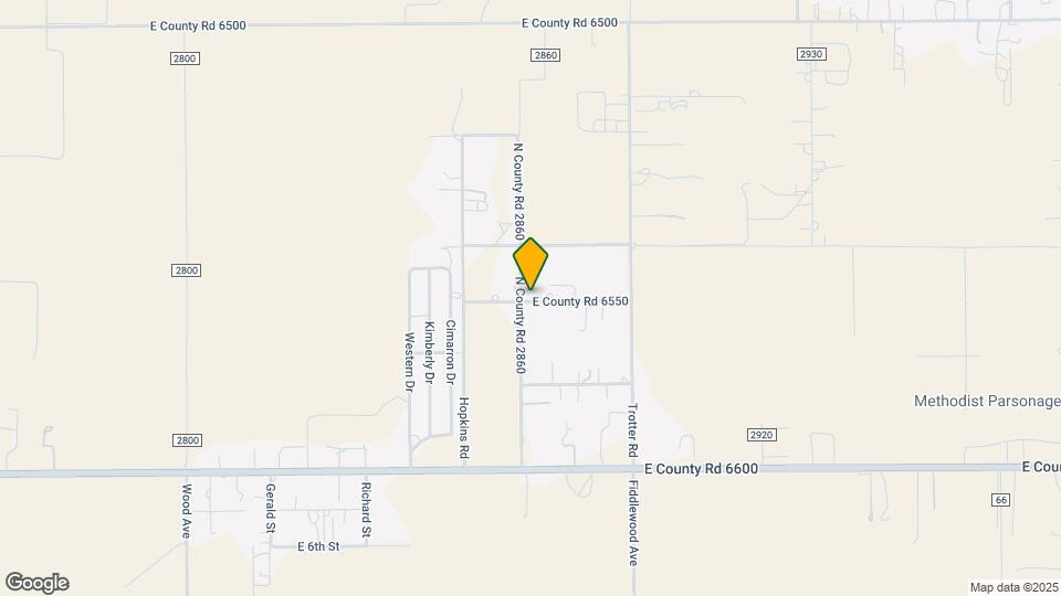 5505 East County Road 6550 Map and Location Details