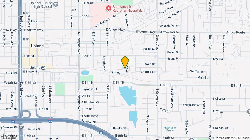 117 N 13th Ave Map and Location Details