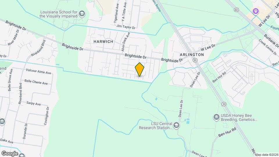 1757 S Brightside View Dr, Unit B Mapa y Detalles de la Ubicación